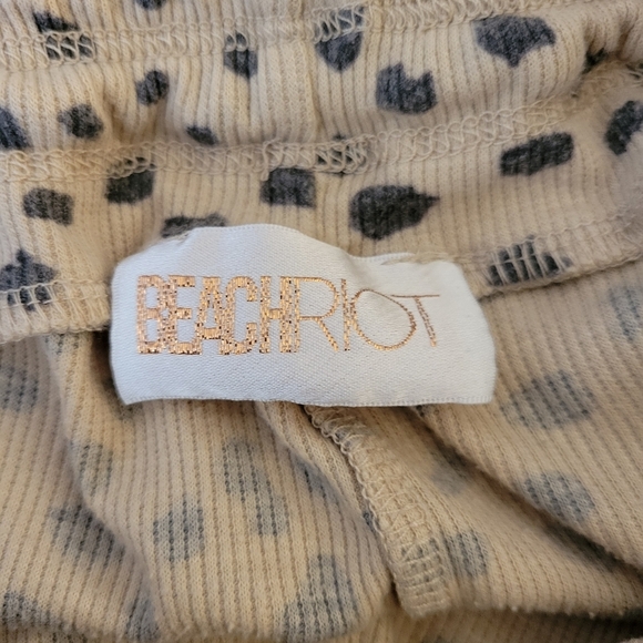 Beach Riot Hailey Pant Taupe Spot Size XS - Picture 6 of 9